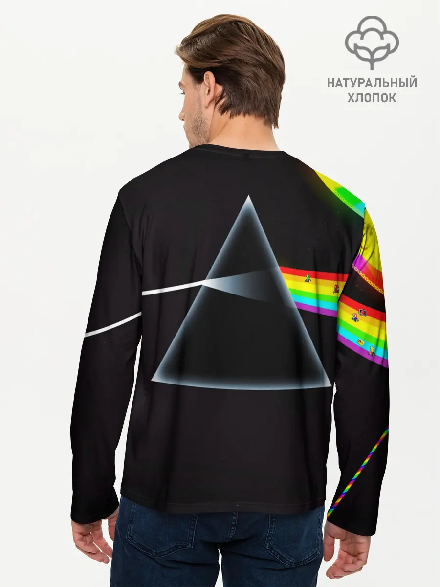 Мужской лонгслив базовый / PINK FLOYD (P007_P004ooo1893415, P004ooo1893415)
