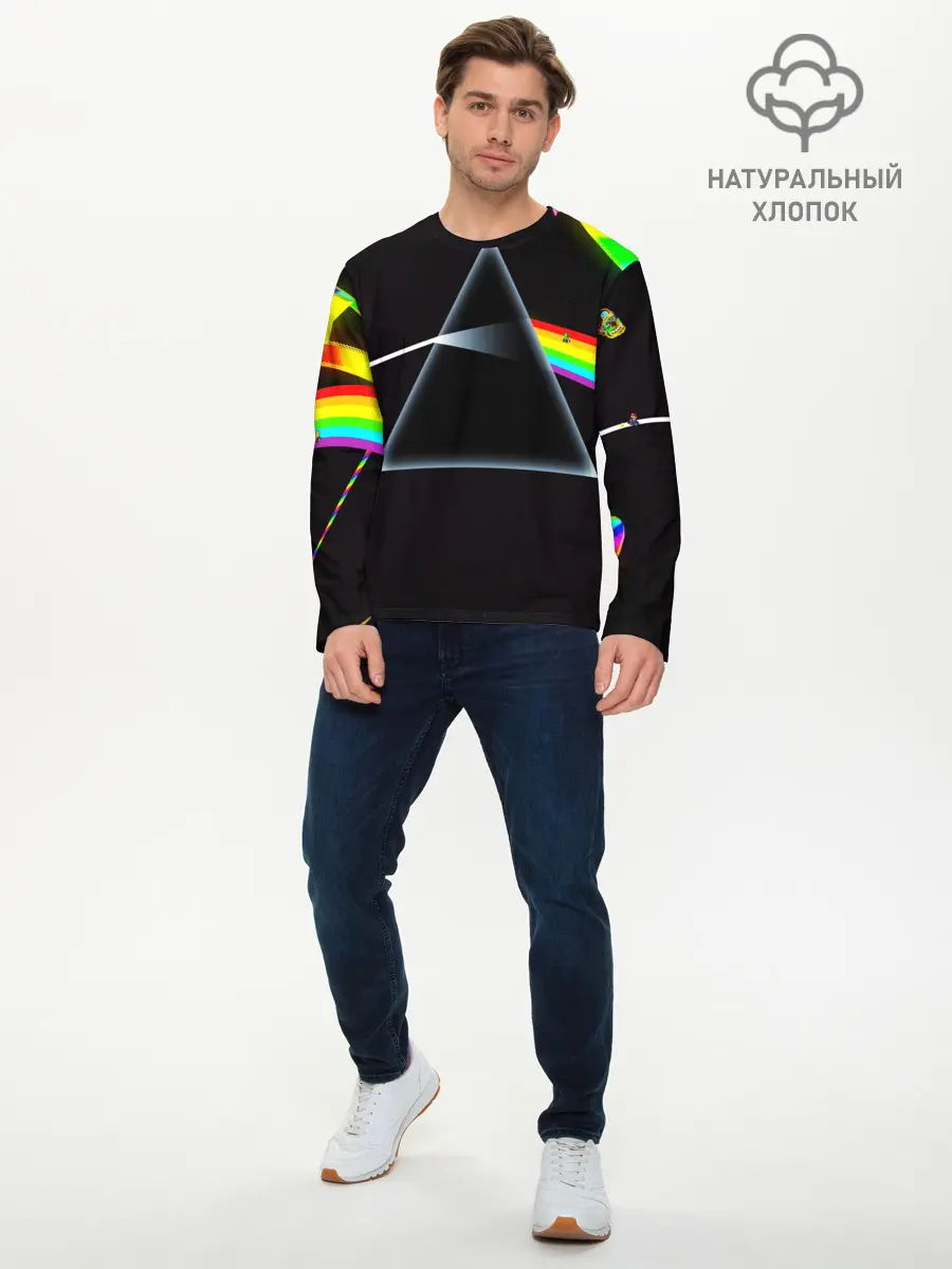 Мужской лонгслив базовый / PINK FLOYD (P007_P004ooo1893415, P004ooo1893415)
