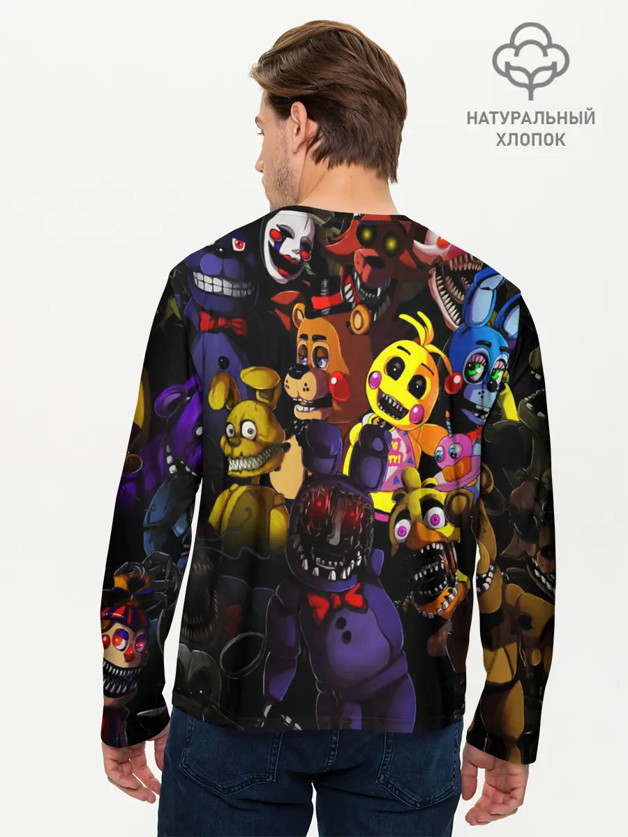 Мужской лонгслив базовый / FIVE NIGHTS AT FREDDYS (P007_P004ooo1893351, P004ooo1893351)