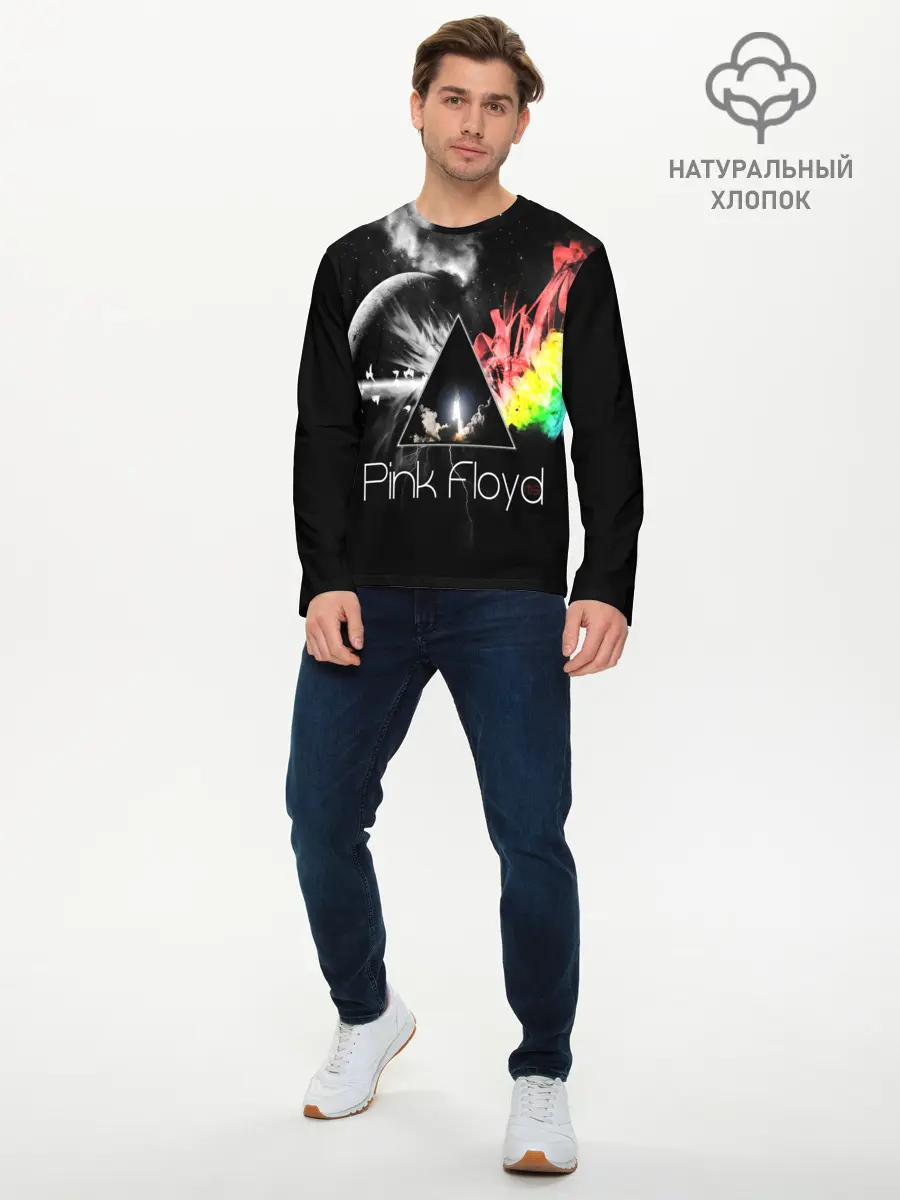 Мужской лонгслив базовый / PINK FLOYD (P007_P004ooo1893433, P004ooo1893433)