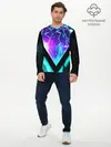 Мужской лонгслив базовый / NEON GEOMETRY (P007_P004ooo1893685, P004ooo1893685)