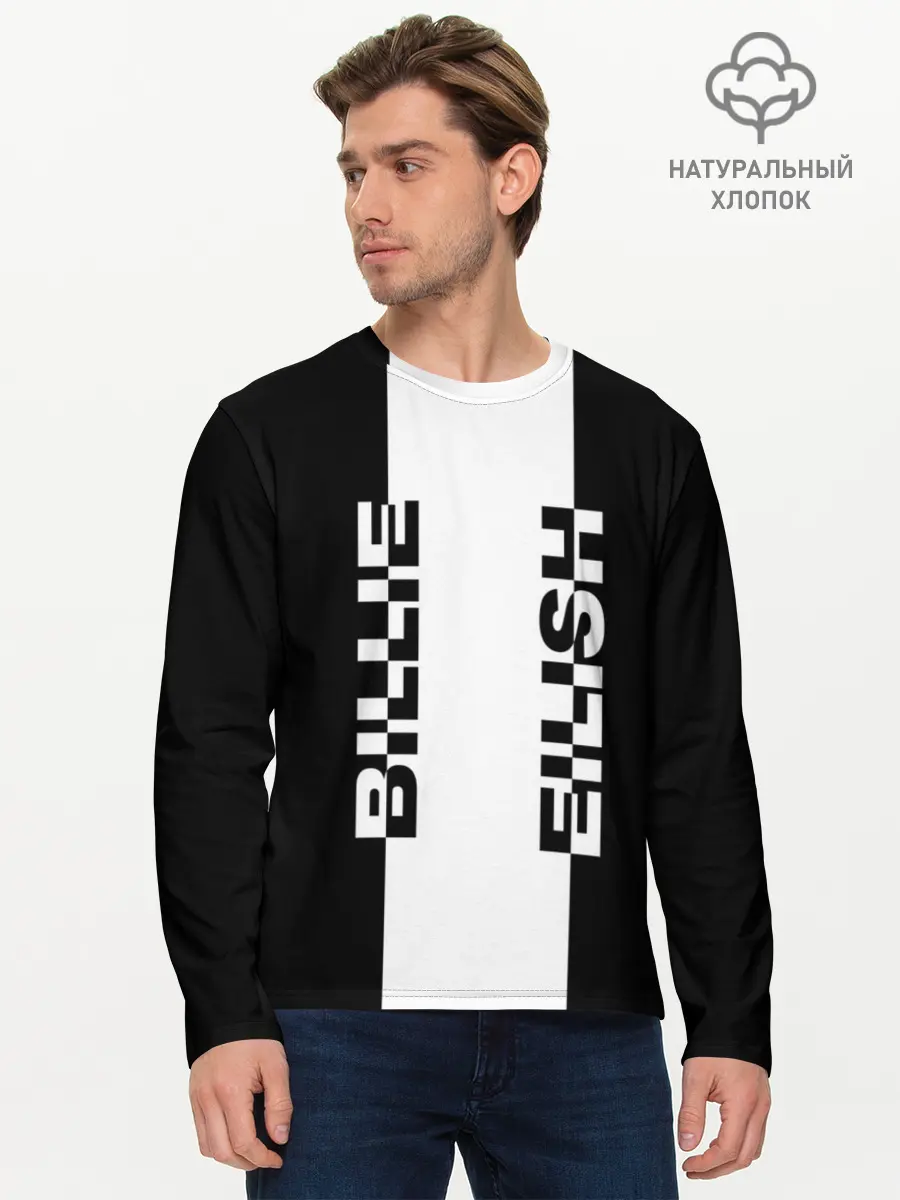 Мужской лонгслив базовый / BILLIE EILISH (P007_P004ooo1893301, P004ooo1893301)