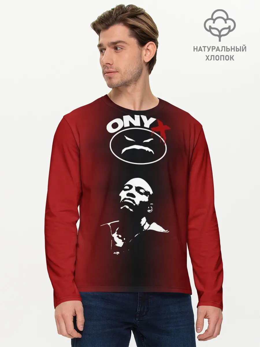 Мужской лонгслив базовый / Onyx (P007_P004ooo1895451, P004ooo1895451)