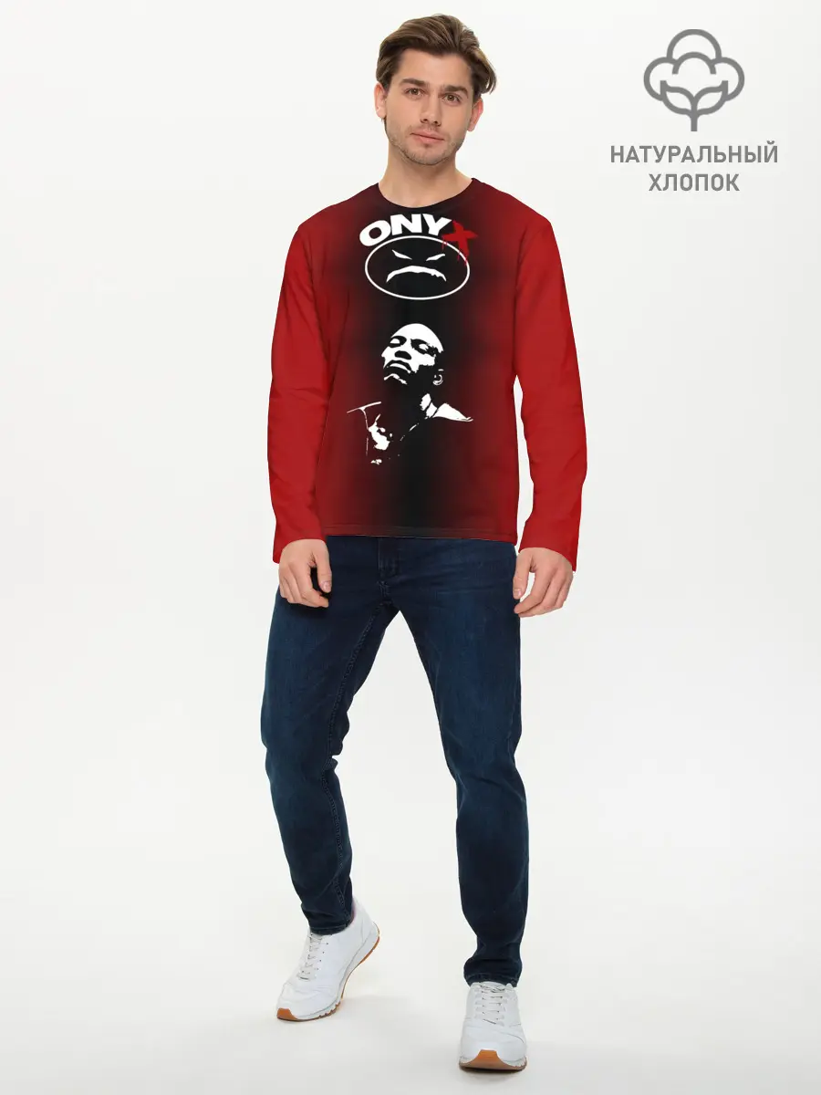 Мужской лонгслив базовый / Onyx (P007_P004ooo1895451, P004ooo1895451)