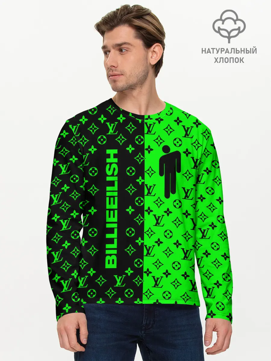 Мужской лонгслив базовый / BILLIE EILISH (P007_P004ooo1897011, P004ooo1897011)