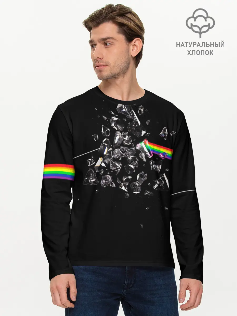 Мужской лонгслив базовый / PINK FLOYD (P007_P004ooo1893783, P004ooo1893783)