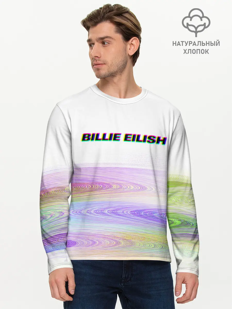 Мужской лонгслив базовый / BILLIE EILISH (P007_P004ooo1894811, P004ooo1894811)