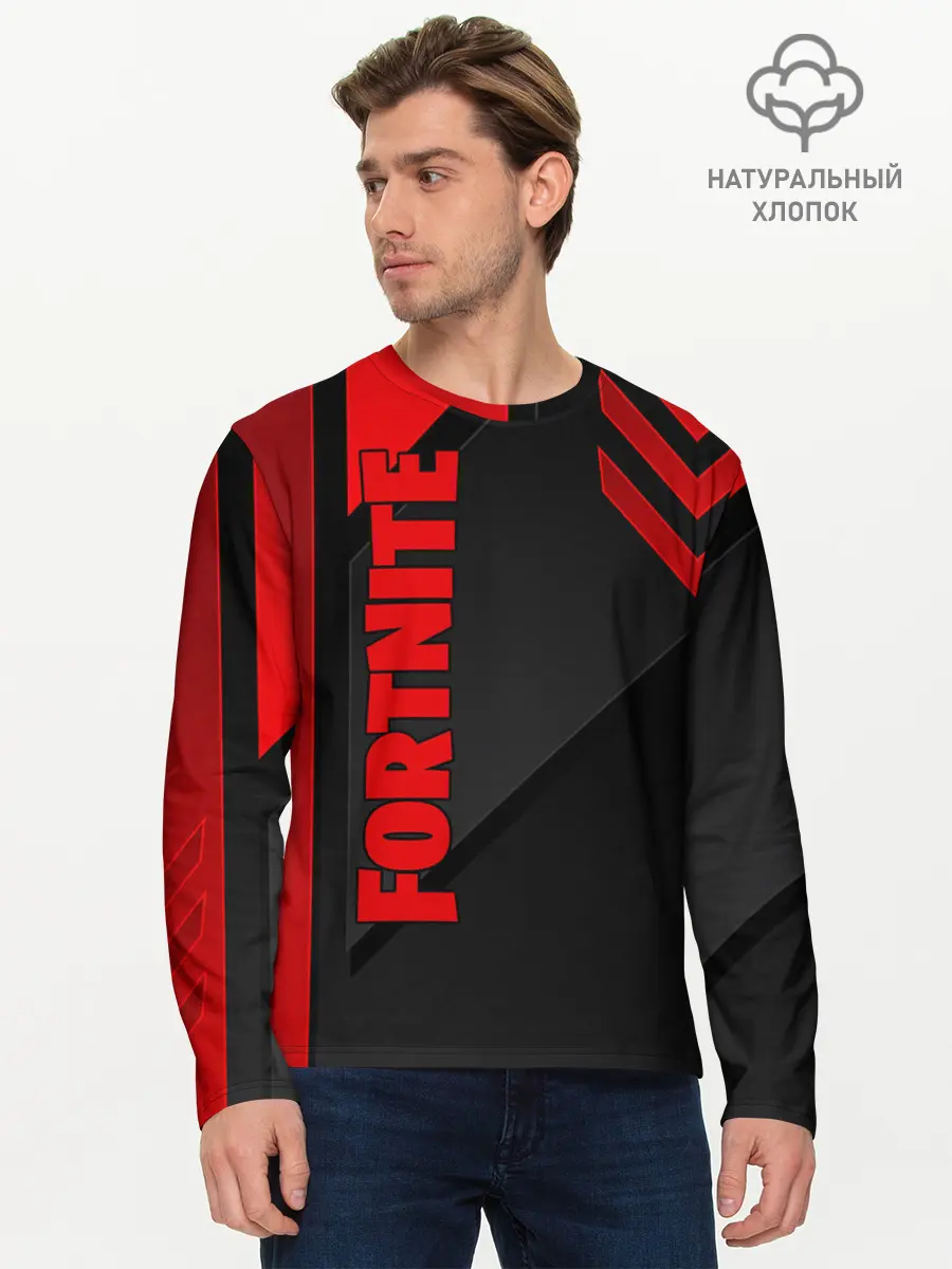 Мужской лонгслив базовый / Fortnite (P007_P004ooo1897163, P004ooo1897163)