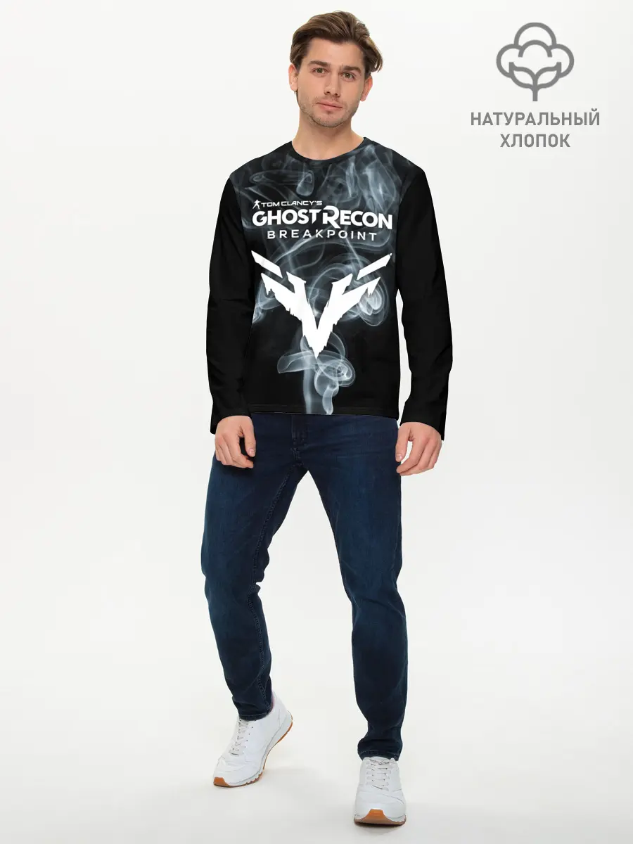 Мужской лонгслив базовый / GHOST RECON BREAKPOINT (P007_P004ooo1898147, P004ooo1898147)