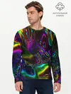 Мужской лонгслив базовый / АБСТРАКЦИЯ (P007_P004ooo1900491, P004ooo1900491)