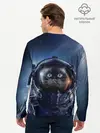 Мужской лонгслив базовый / Кот космонавт (P007_P004ooo1903263, P004ooo1903263)