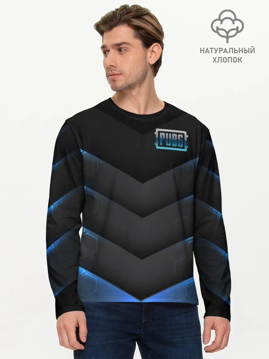 Мужской лонгслив базовый / PUBG (P007_P004ooo1904167, P004ooo1904167)