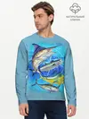 Мужской лонгслив базовый / Marlin and other fish (P007_P004ooo1900839, P004ooo1900839)