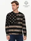 Мужской лонгслив базовый / American Flag Camo (P007_P004ooo1905531, P004ooo1905531)