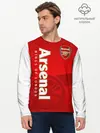Мужской лонгслив базовый / Arsenal (P007_P004ooo1907083, P004ooo1907083)