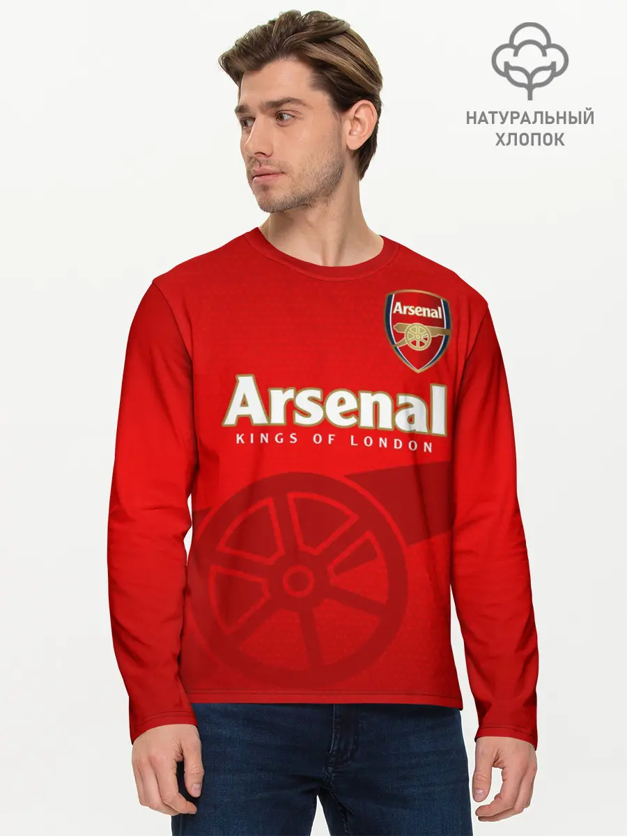 Мужской лонгслив базовый / Arsenal (P007_P004ooo1907097, P004ooo1907097)