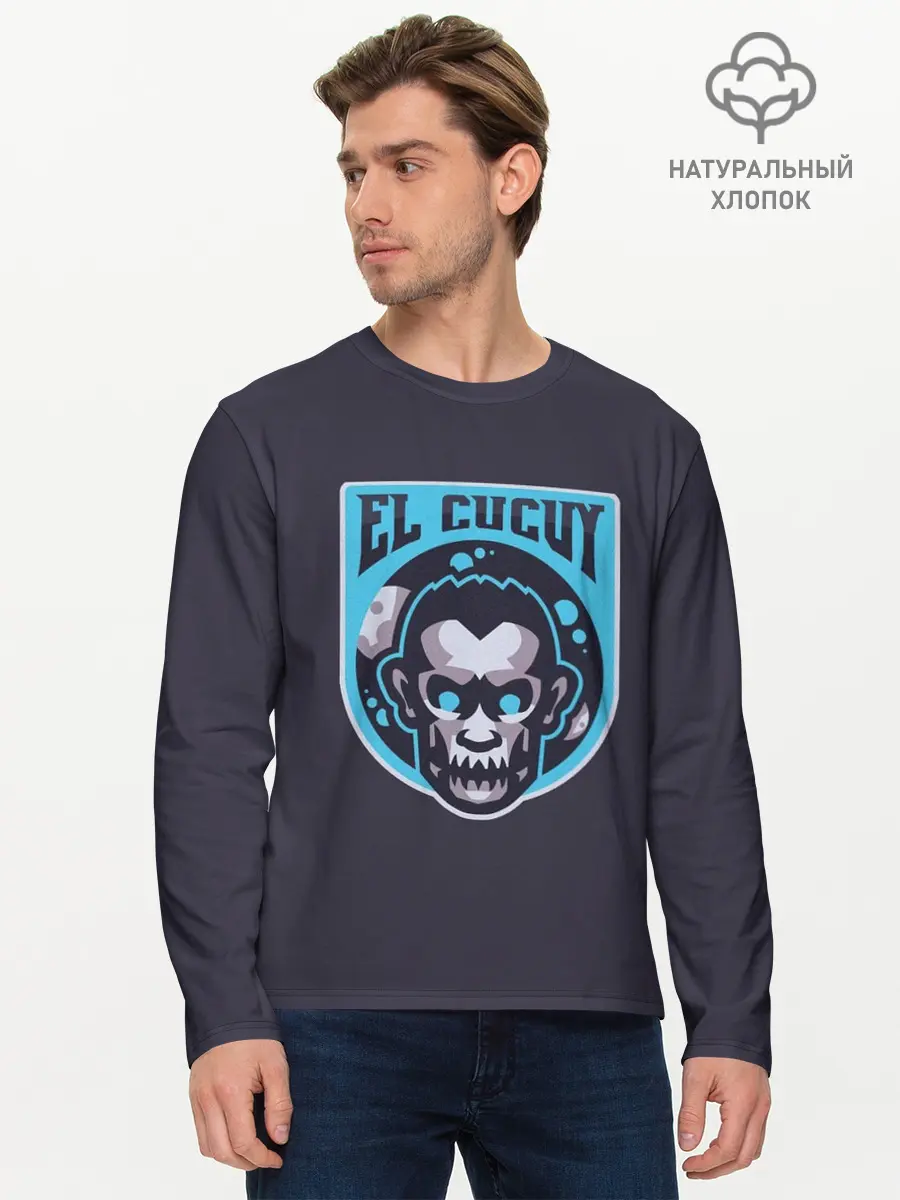 Мужской лонгслив базовый / EL CUCUY (P007_P004ooo1908497, P004ooo1908497)