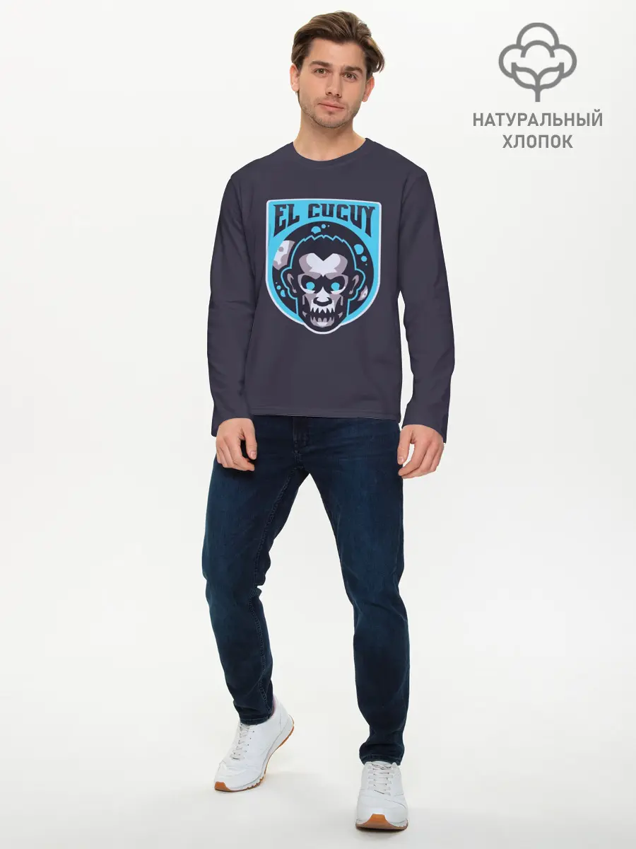 Мужской лонгслив базовый / EL CUCUY (P007_P004ooo1908497, P004ooo1908497)