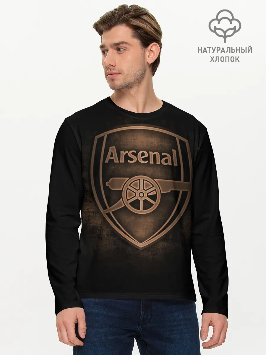 Мужской лонгслив базовый / Arsenal (P007_P004ooo1905775, P004ooo1905775)