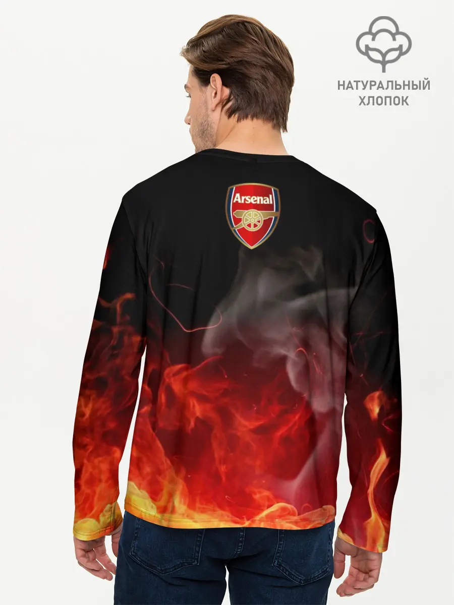 Мужской лонгслив базовый / Arsenal (P007_P004ooo1905837, P004ooo1905837)