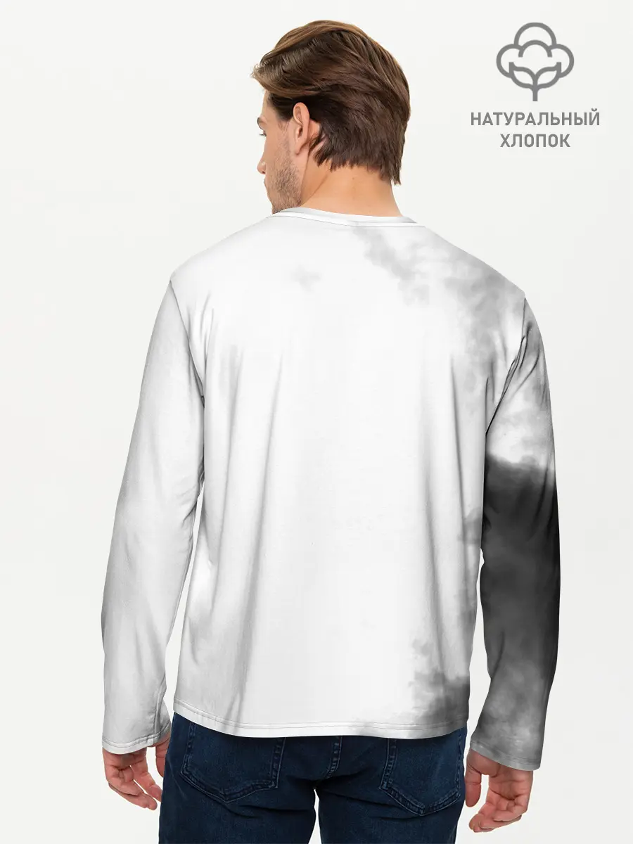 Мужской лонгслив базовый / Острые козырьки (P007_P004ooo1906549, P004ooo1906549)