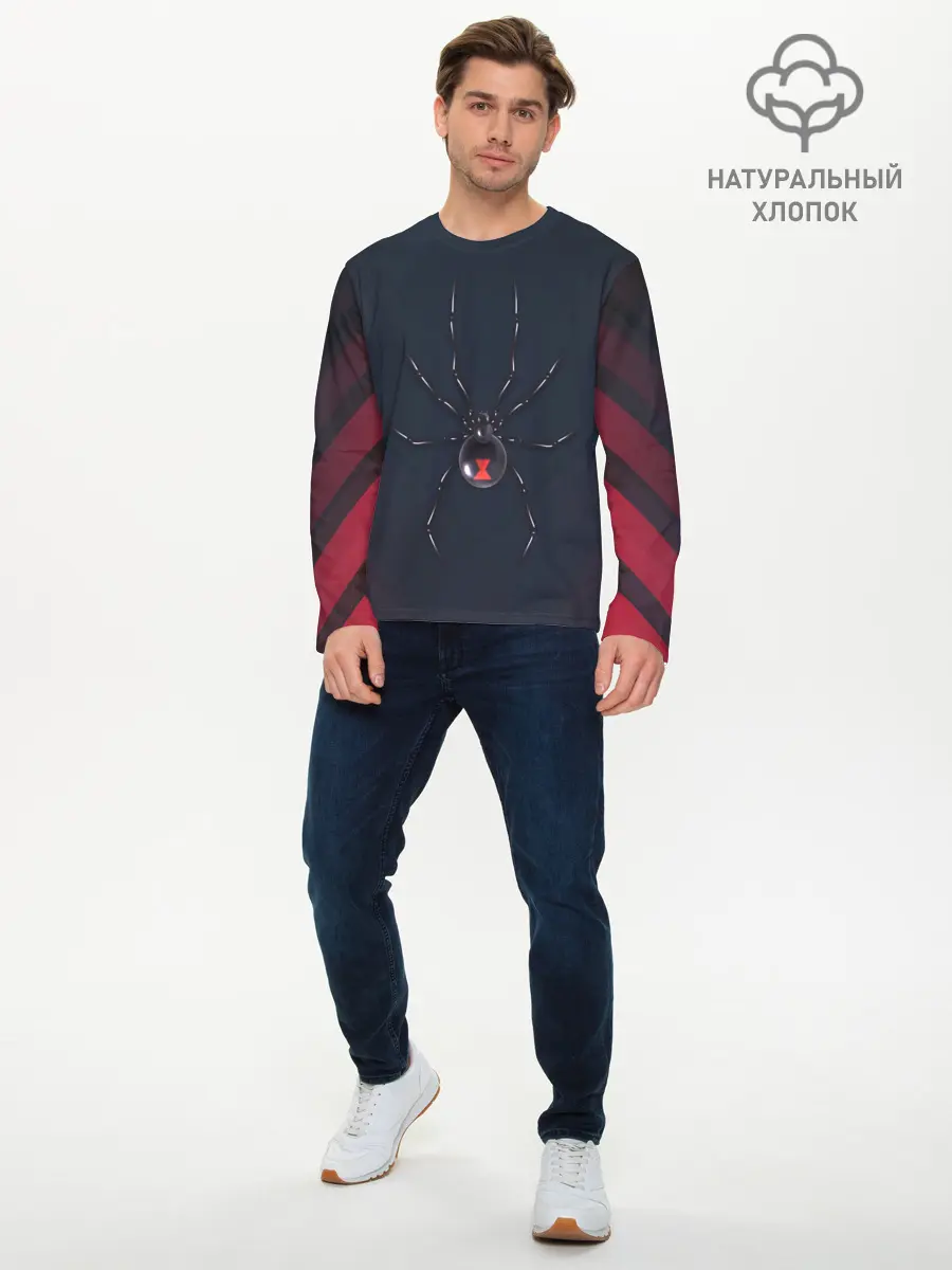 Мужской лонгслив базовый / Каракурт (P007_P004ooo1910609, P004ooo1910609)