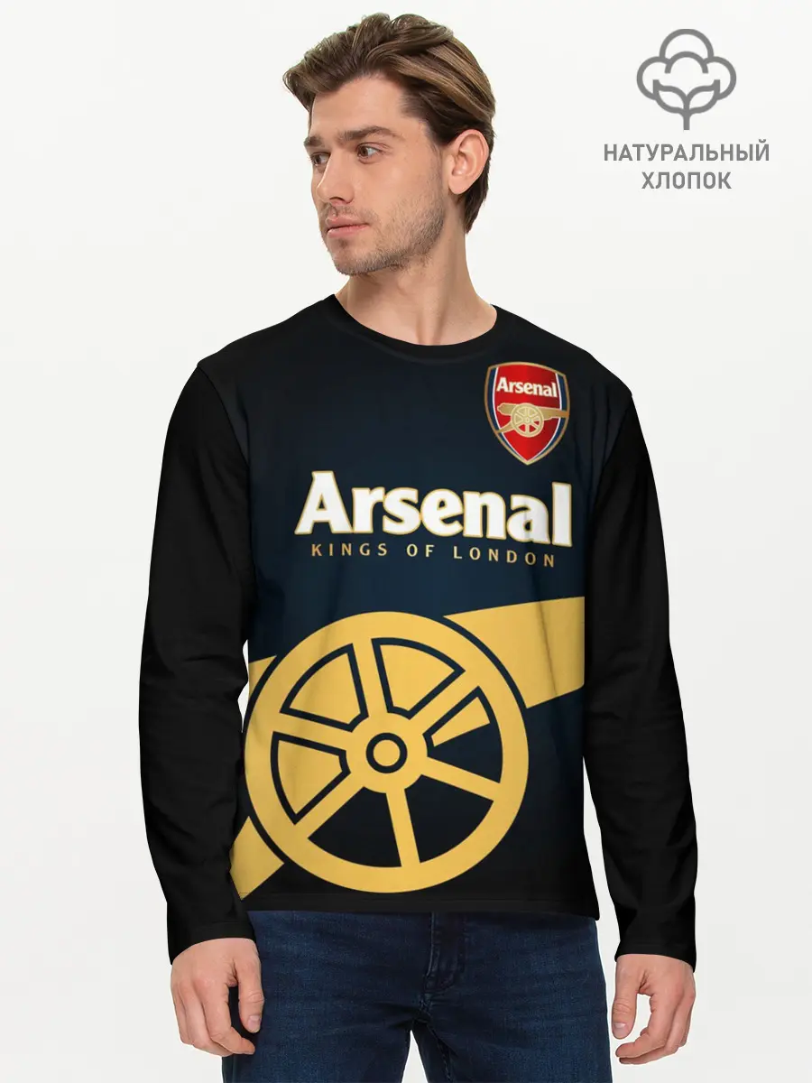Мужской лонгслив базовый / Arsenal (P007_P004ooo1908767, P004ooo1908767)