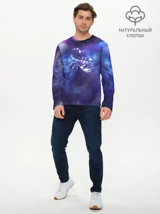 Мужской лонгслив базовый / Скорпион