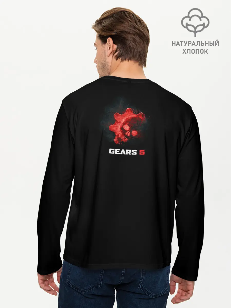 Мужской лонгслив базовый / Gears of war (P007_P004ooo1911501, P004ooo1911501)