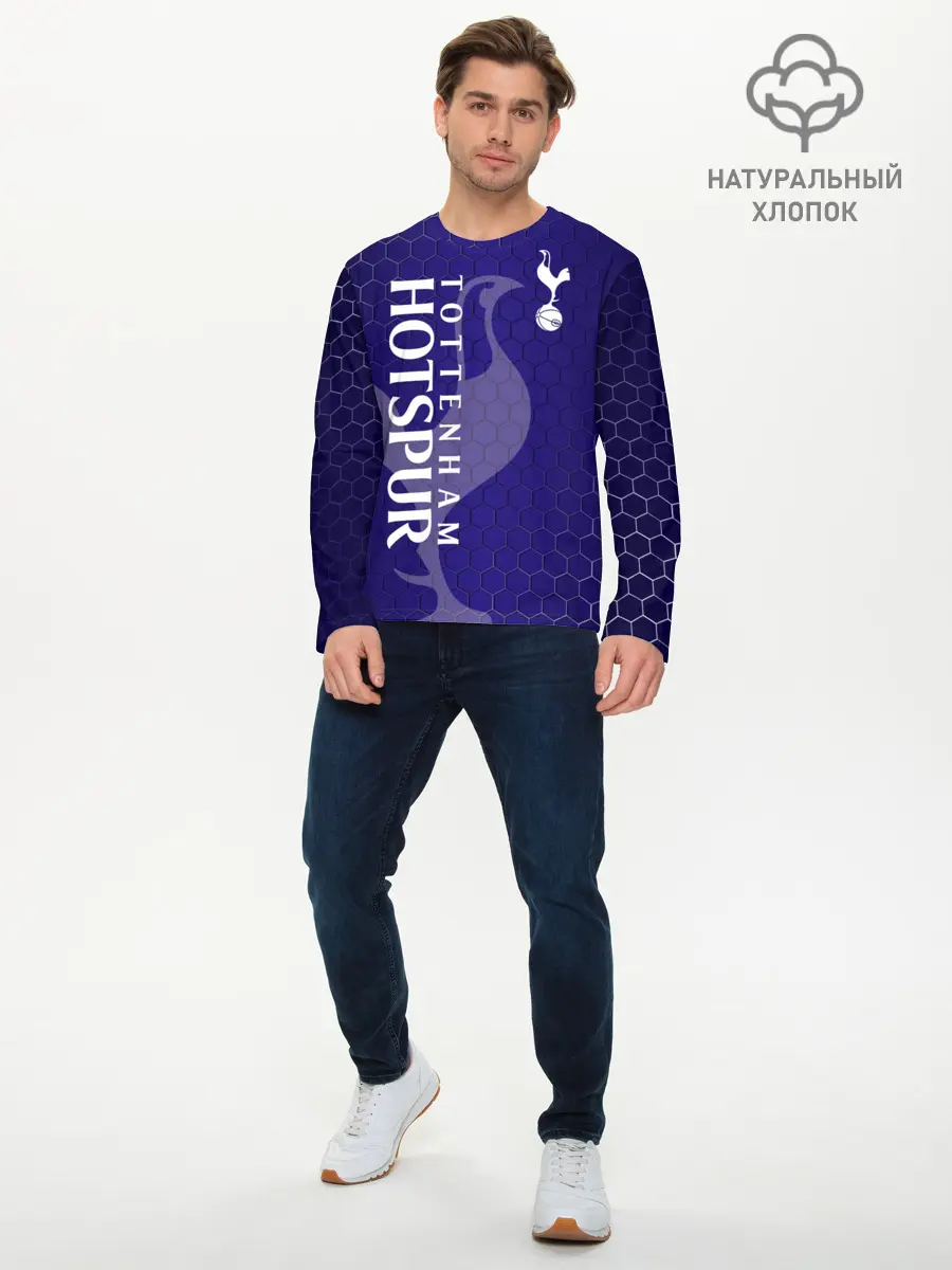 Мужской лонгслив базовый / Тоттенхэм (P007_P004ooo1914969, P004ooo1914969)