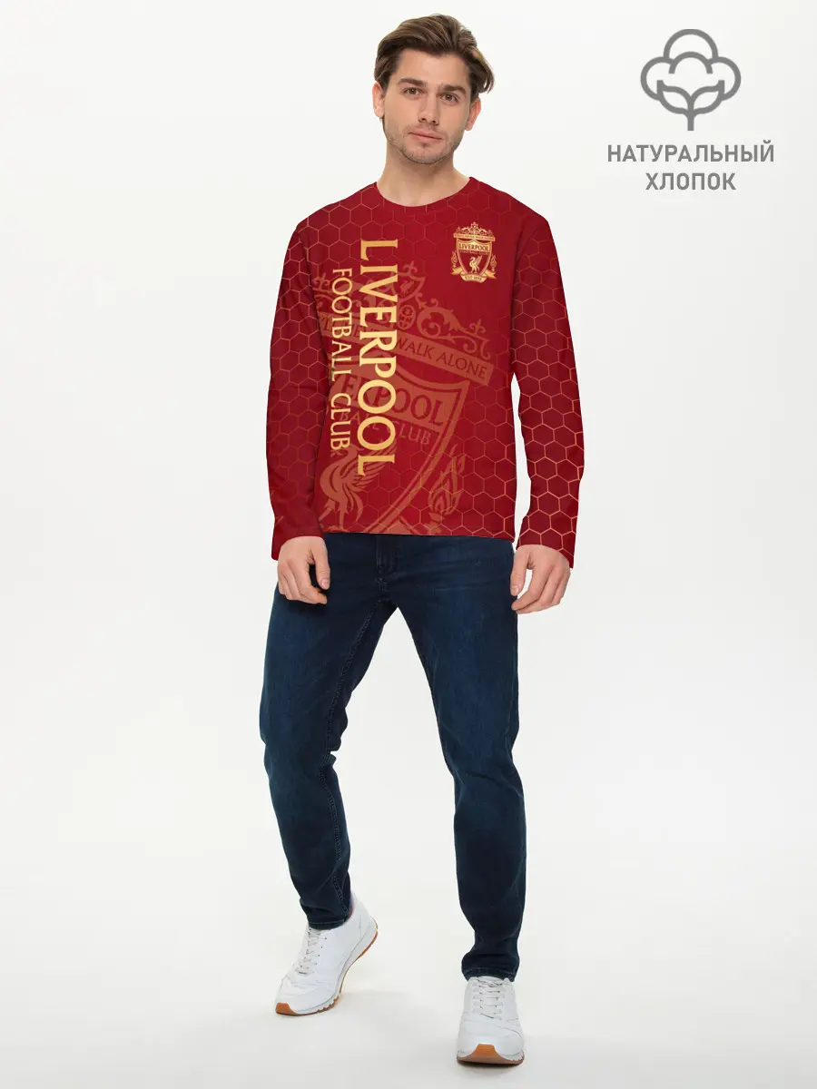 Мужской лонгслив базовый / Ливерпуль (P007_P004ooo1916753, P004ooo1916753)