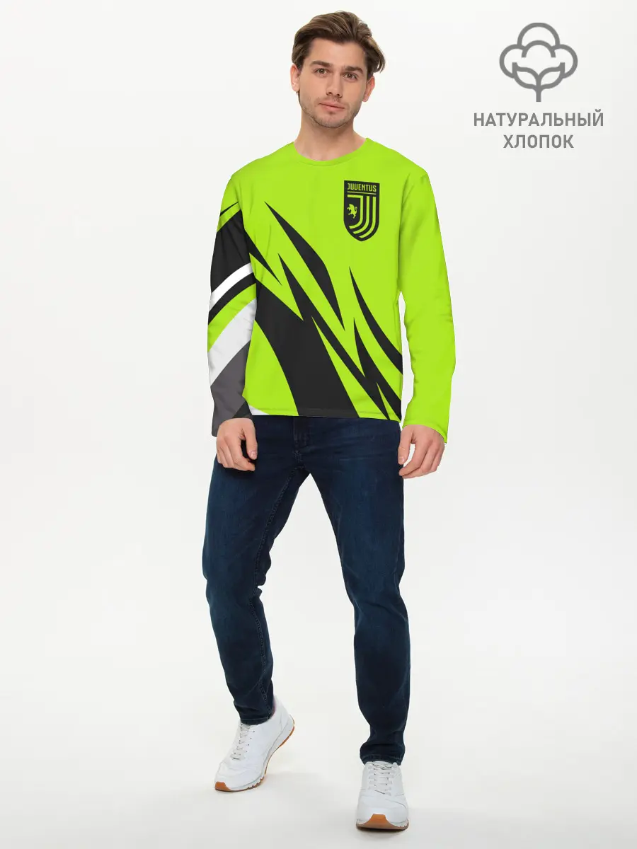 Мужской лонгслив базовый / Juventus (P007_P004ooo1916531, P004ooo1916531)