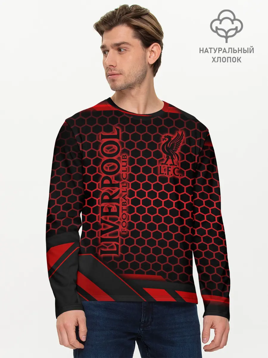 Мужской лонгслив базовый / Liverpool F.C. (P007_P004ooo1918653, P004ooo1918653)