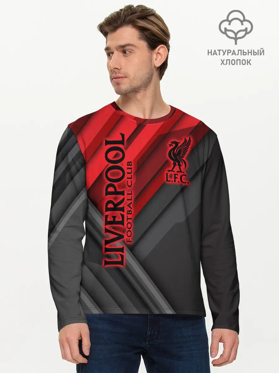 Мужской лонгслив базовый / Liverpool F.C. (P007_P004ooo1918819, P004ooo1918819)