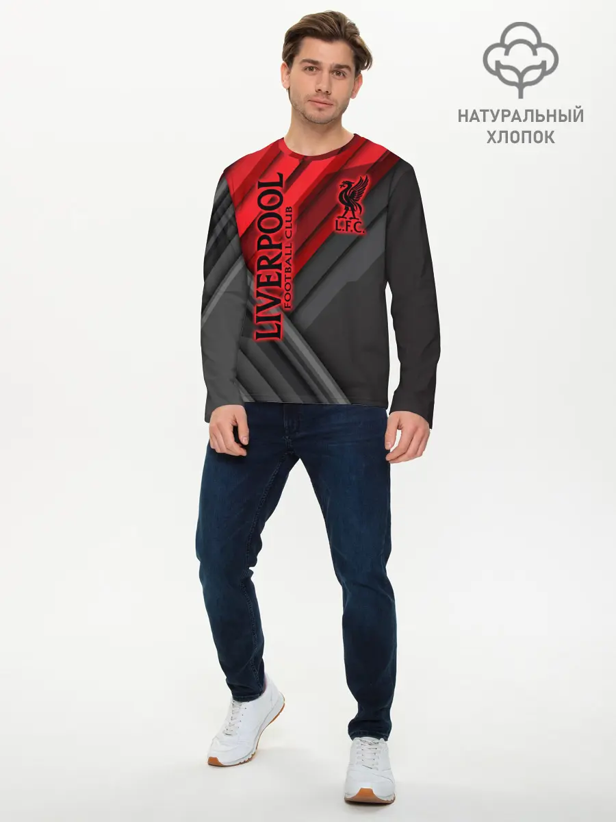 Мужской лонгслив базовый / Liverpool F.C. (P007_P004ooo1918819, P004ooo1918819)