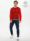 Мужской лонгслив базовый / Красный качок (P007_P004ooo1917809, P004ooo1917809)
