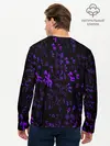 Мужской лонгслив базовый / [JJBA] Menacing Pattern purple (P007_P004ooo1917619, P004ooo1917619)