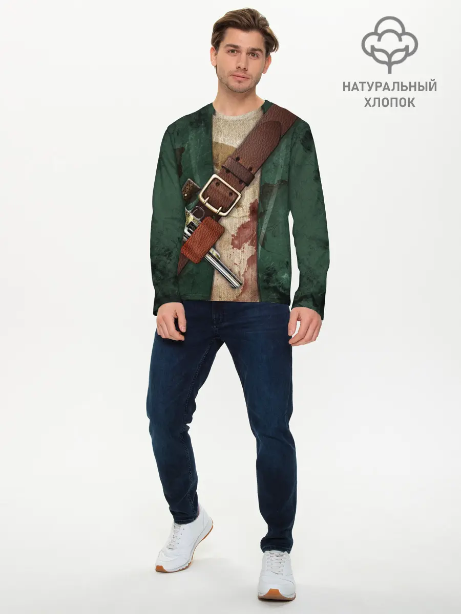 Мужской лонгслив базовый / Пират (P007_P004ooo1917855, P004ooo1917855)