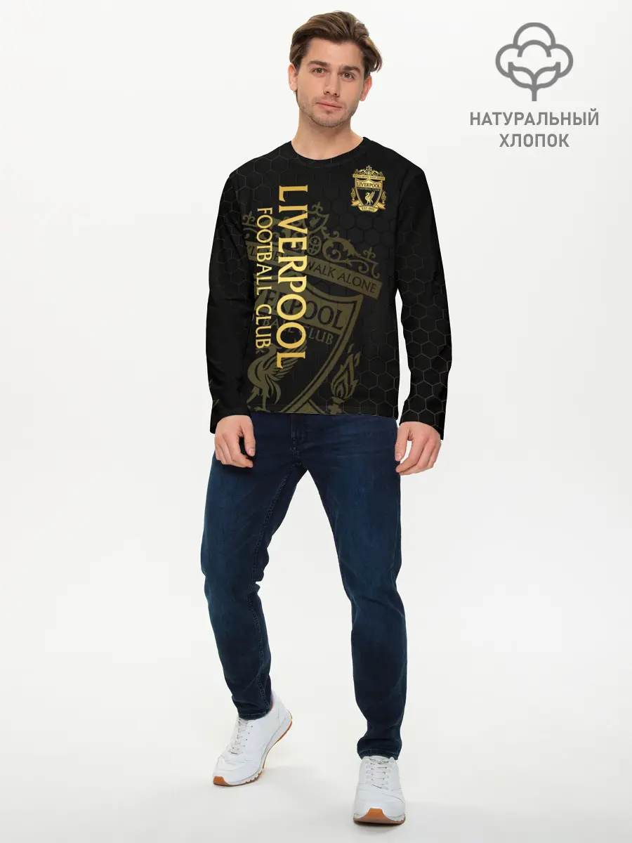 Мужской лонгслив базовый / Ливерпуль (P007_P004ooo1920757, P004ooo1920757)
