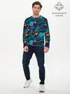 Мужской лонгслив базовый / Хэллоуин (P007_P004ooo1921437, P004ooo1921437)