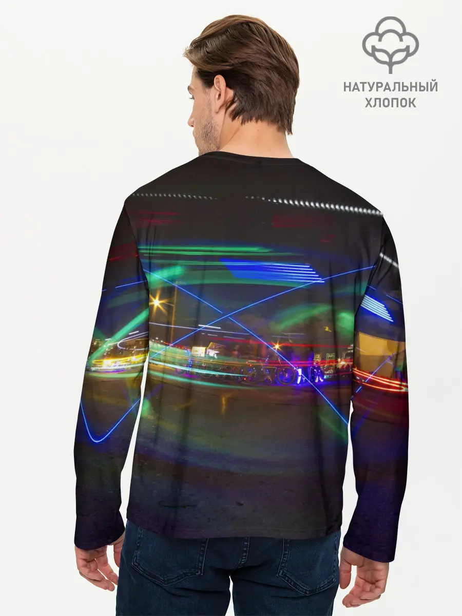 Мужской лонгслив базовый / Neon (P007_P004ooo1919739, P004ooo1919739)
