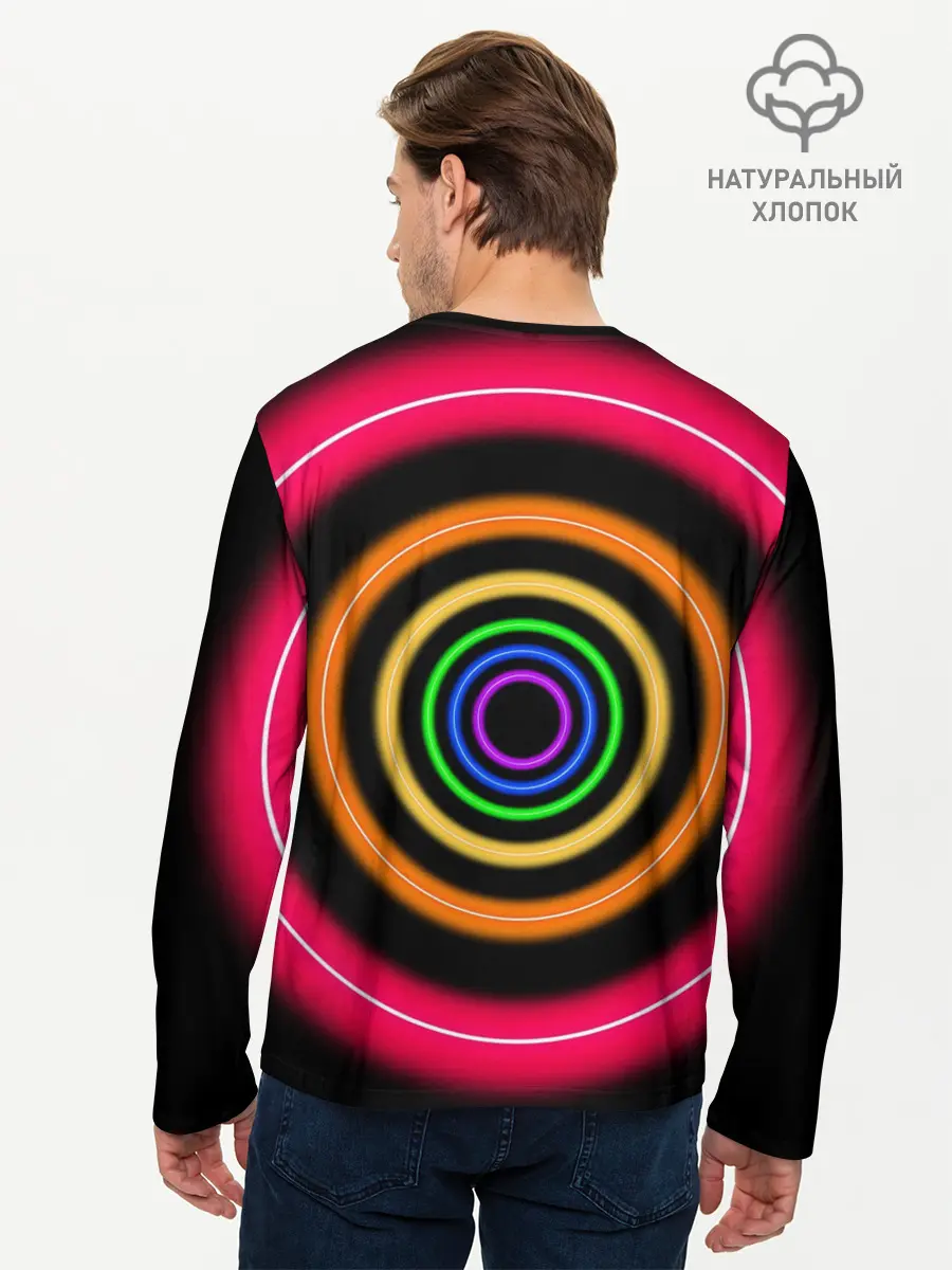 Мужской лонгслив базовый / Neon (P007_P004ooo1922037, P004ooo1922037)