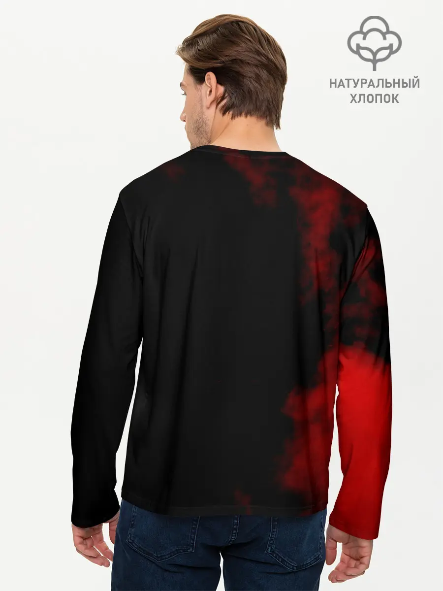Мужской лонгслив базовый / Токийский гуль (P007_P004ooo1929655, P004ooo1929655)