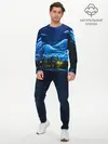 Мужской лонгслив базовый / ЗИМНЯЯ НОЧЬ (P007_P004ooo1935803, P004ooo1935803)