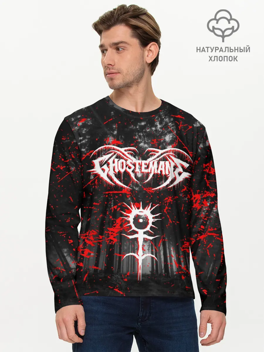 Мужской лонгслив базовый / GHOSTEMANE (P007_P004ooo1935951, P004ooo1935951)