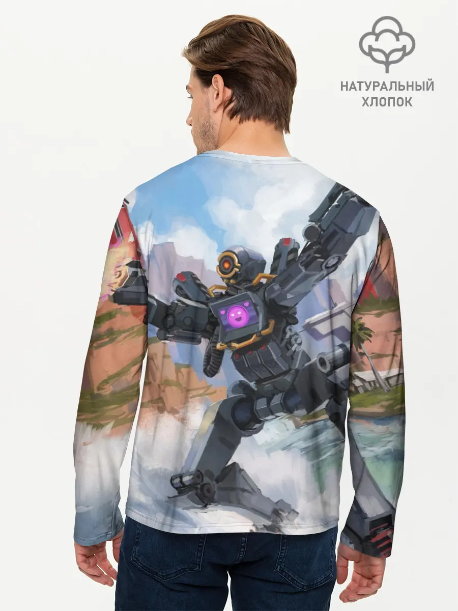 Мужской лонгслив базовый / Apex Legends (P007_P004ooo1934479, P004ooo1934479)