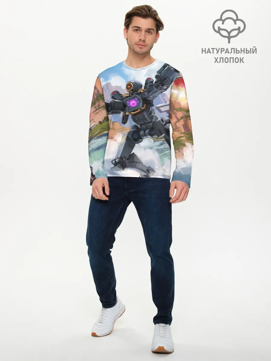 Мужской лонгслив базовый / Apex Legends (P007_P004ooo1934479, P004ooo1934479)