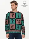 Мужской лонгслив базовый / Кокопелли (P007_P004ooo1938103, P004ooo1938103)