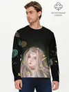 Мужской лонгслив базовый / Эльфийка и звезды (P007_P004ooo1937367, P004ooo1937367)