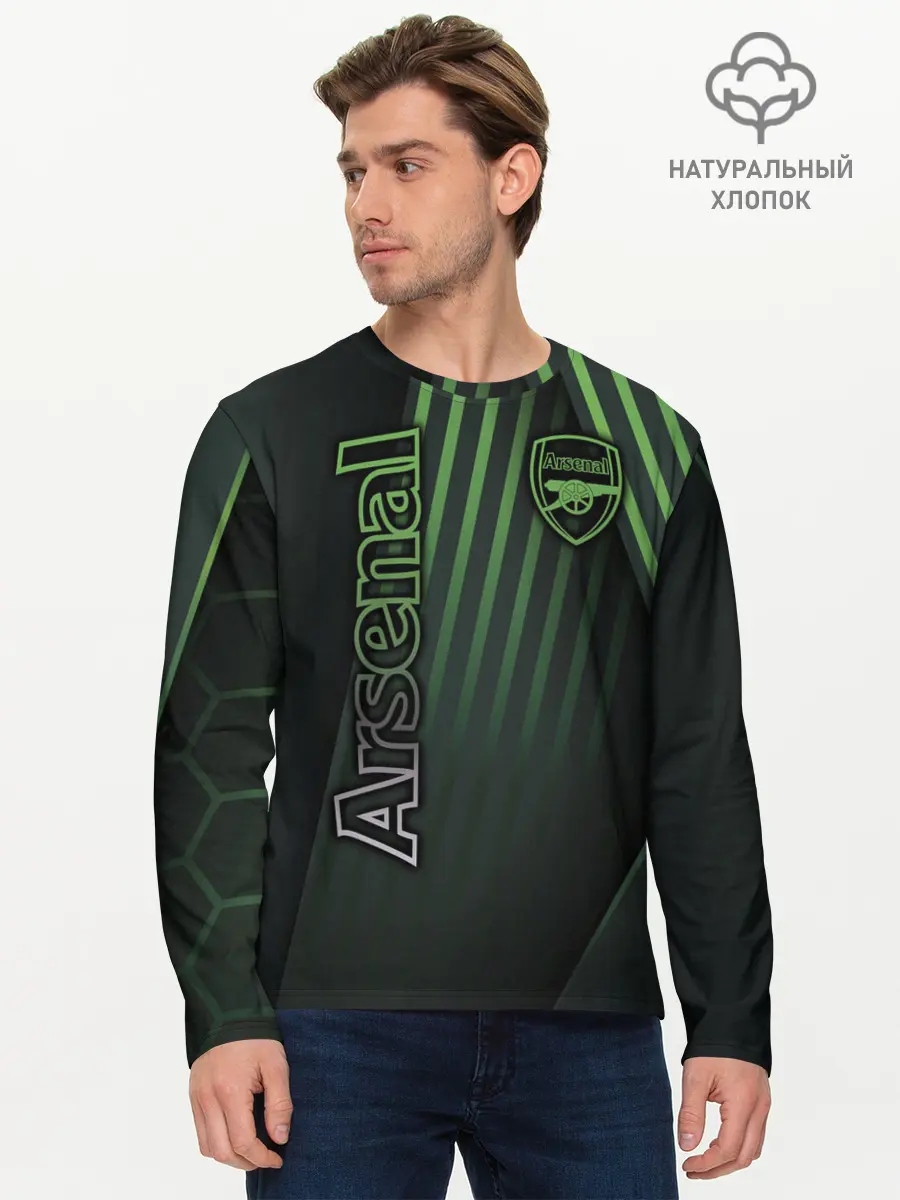 Мужской лонгслив базовый / Arsenal F.C. (P007_P004ooo1937381, P004ooo1937381)